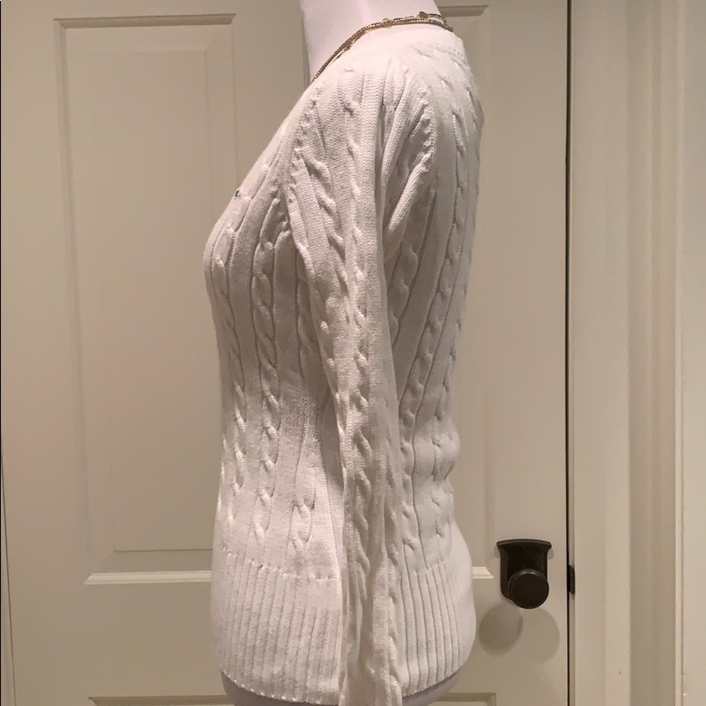 🏷️ Old Navy Perfect Fit Cable Knit Sweater S - Picture 3 of 5